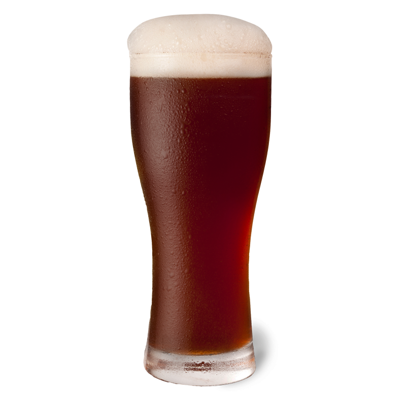 Håndbrygget øl i glas